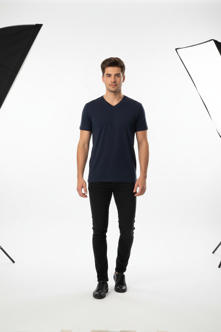 Men's V-neck T-shirt