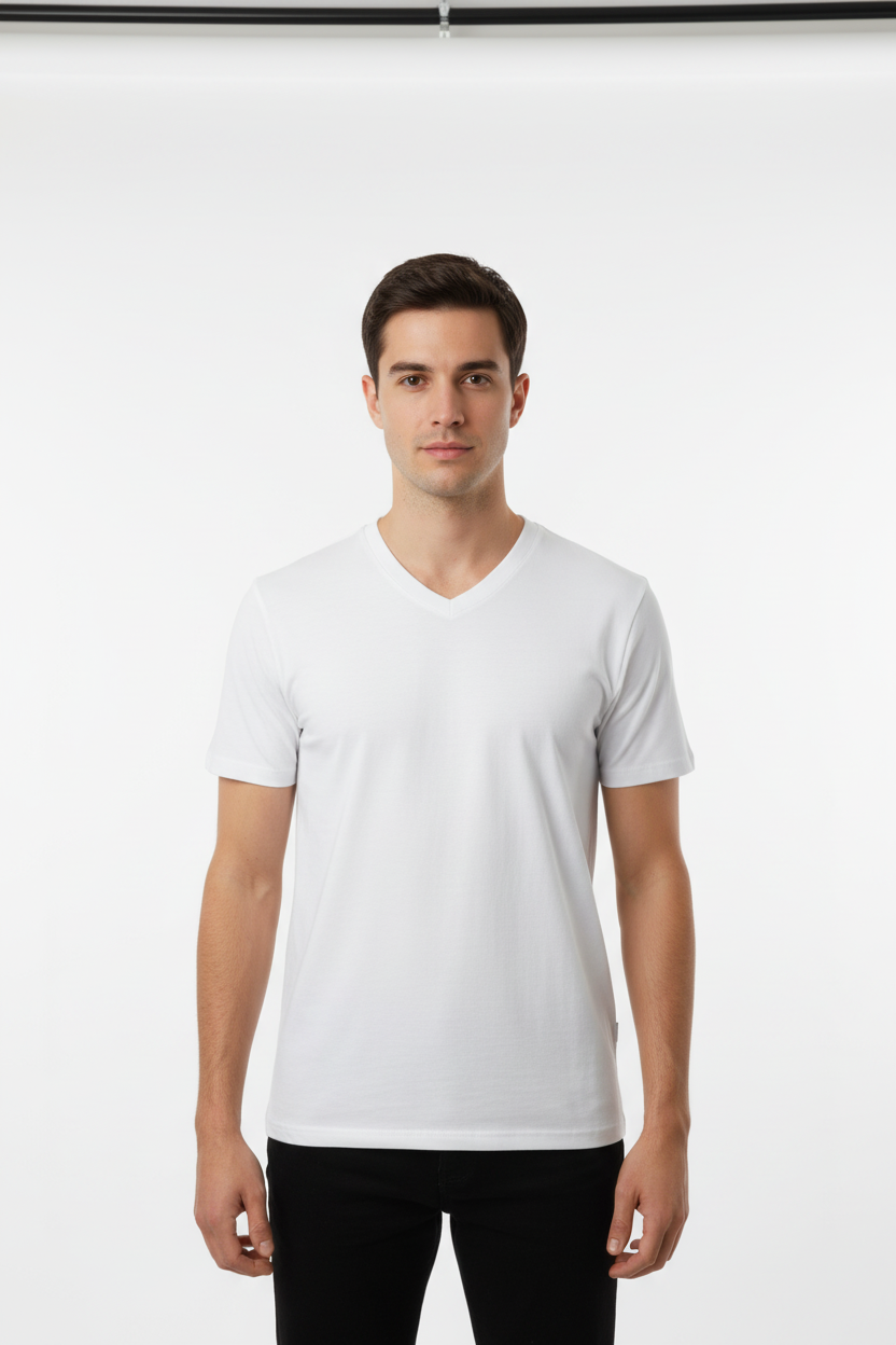 Men's V-neck T-shirt