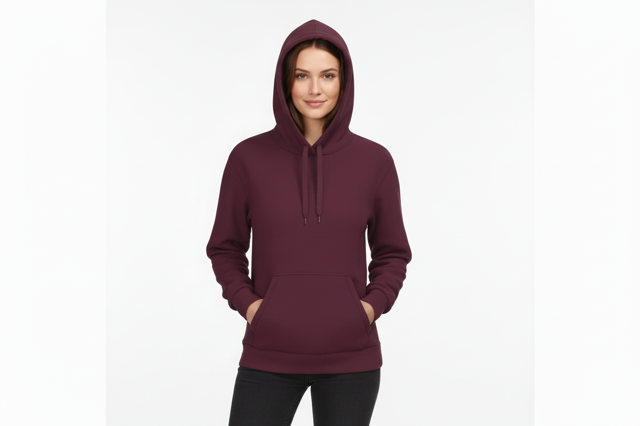 Felpa donna con cappuccio