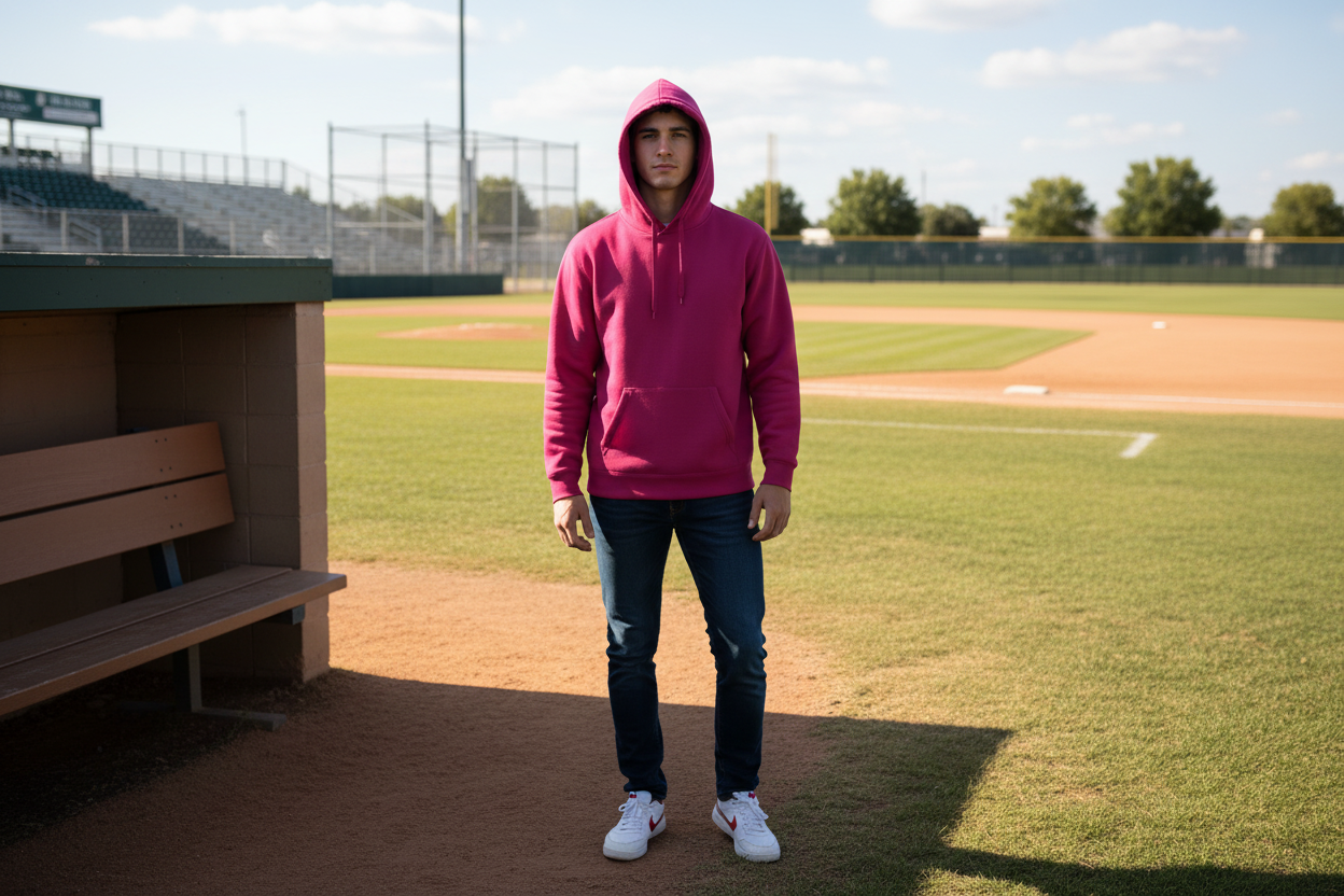 Men's hooded sweatshirt