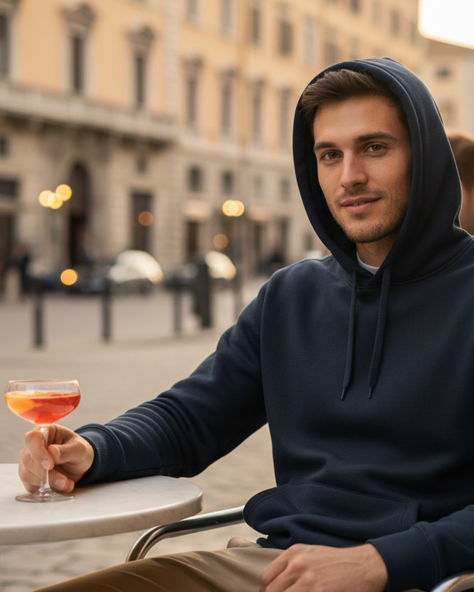 Men's hooded sweatshirt