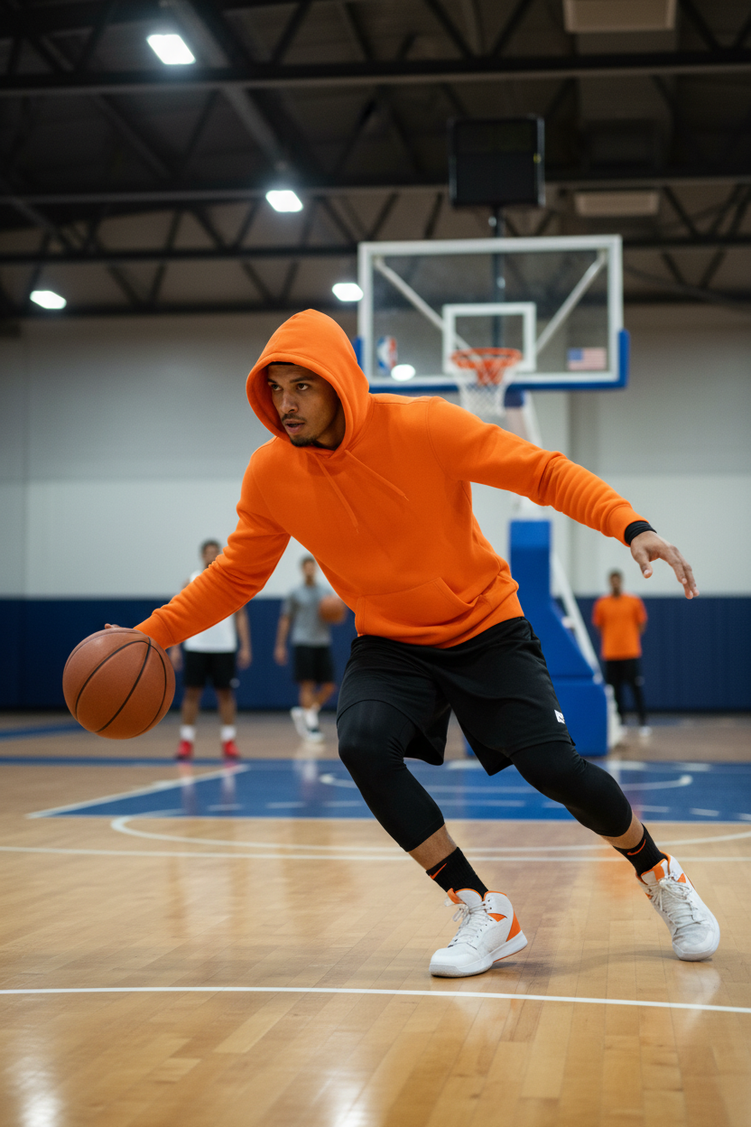 Men's hooded sweatshirt