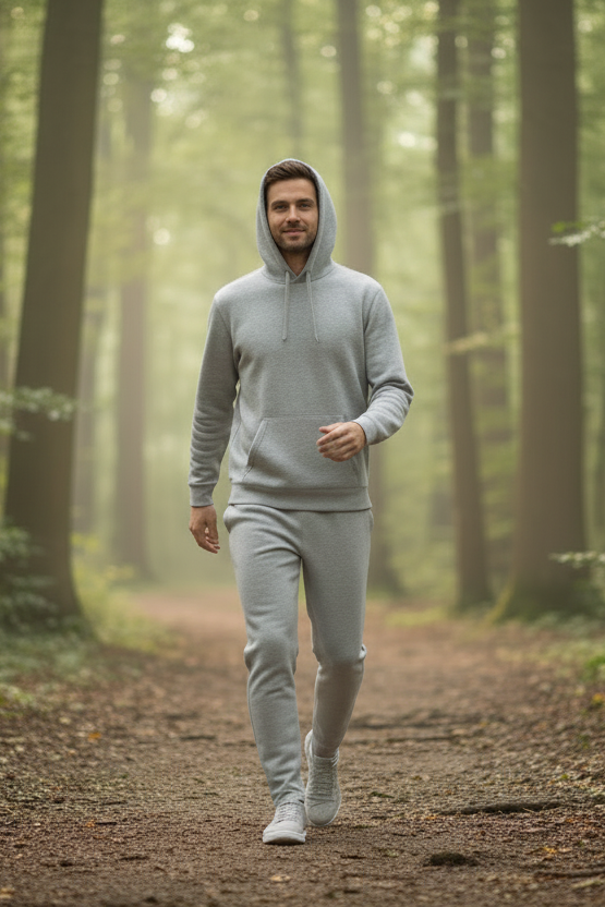 Men's hooded sweatshirt