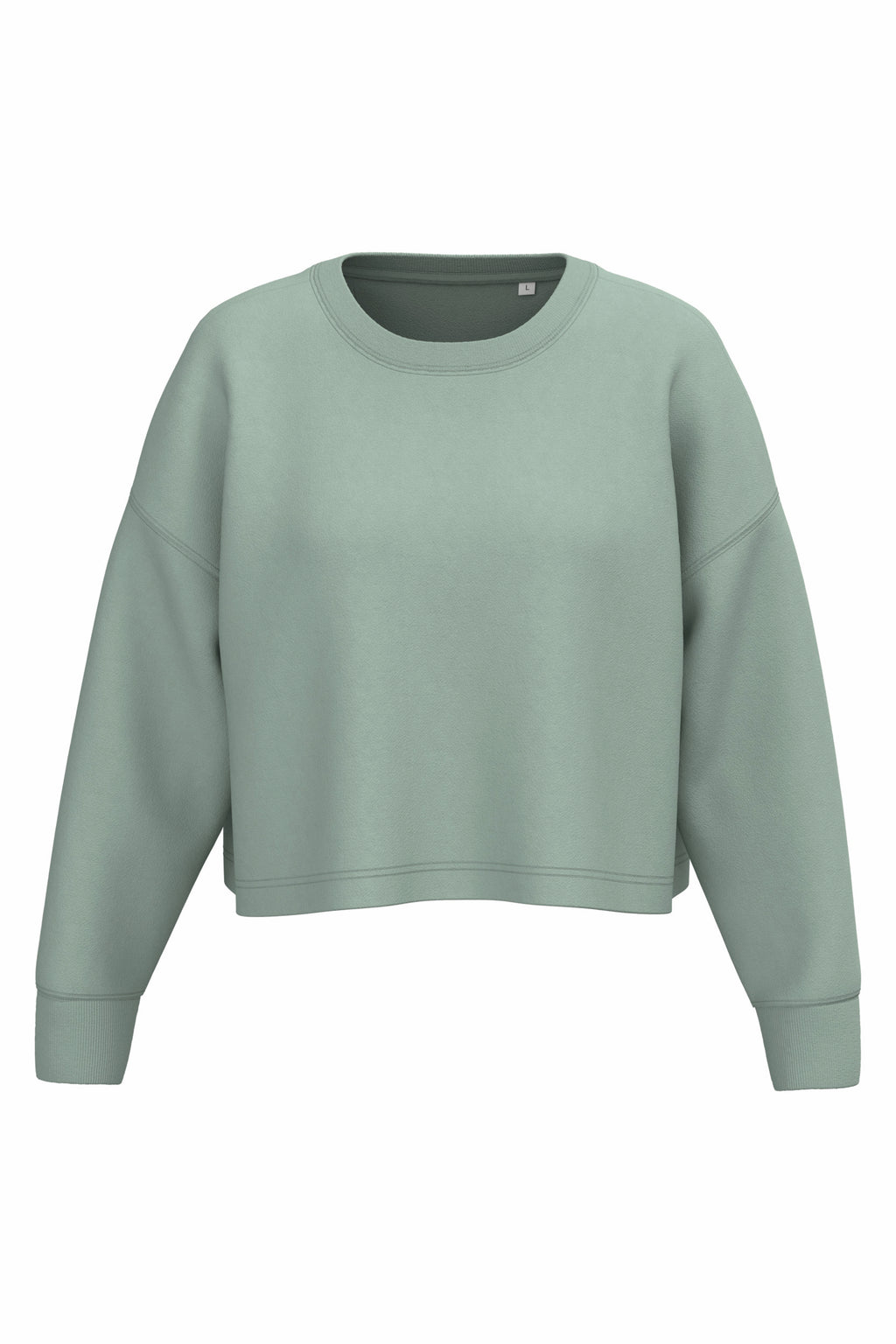 Women's crewneck cropped sweatshirt