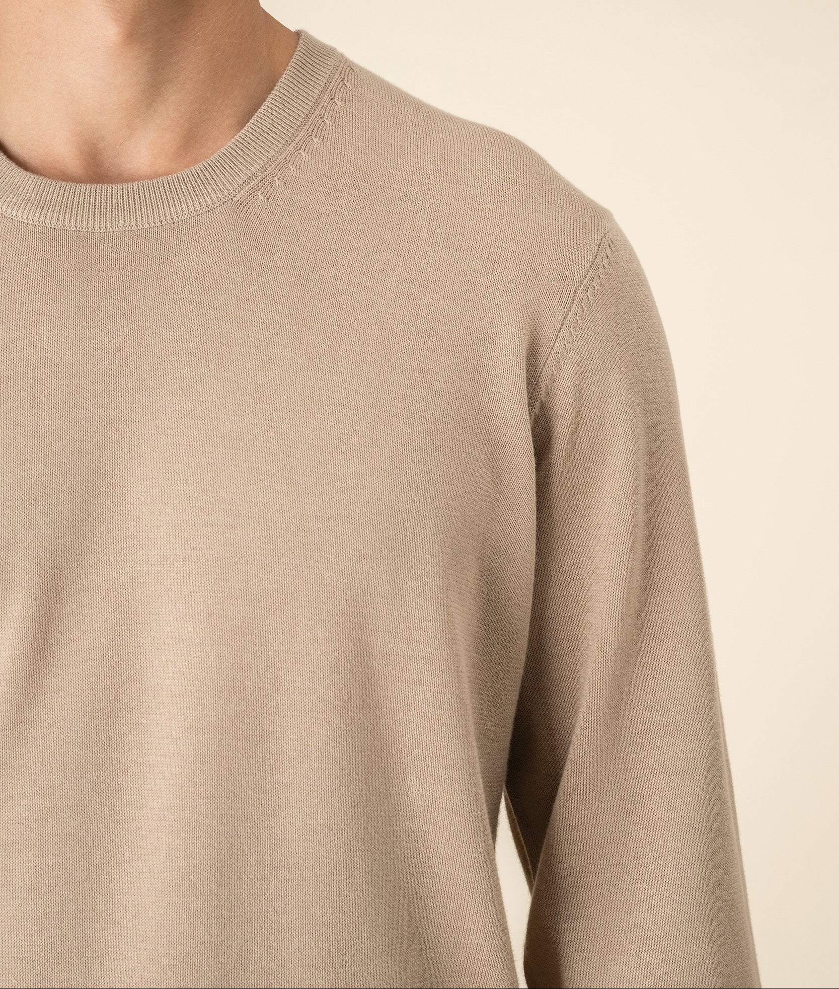 Men's eco-friendly crew neck sweater